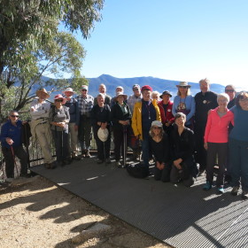 Friday Walkers at Gibraltar Peak lookout, 26 May 2018