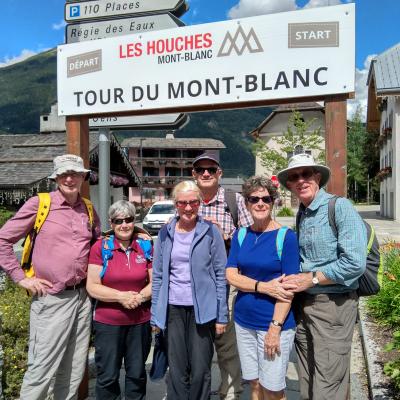ACTWFP walkers at Mont Blanc September 2019 Deans