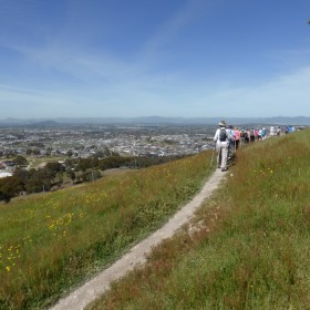 Canberra Centenary Trail on Northern Border section, 31 Oct 2014